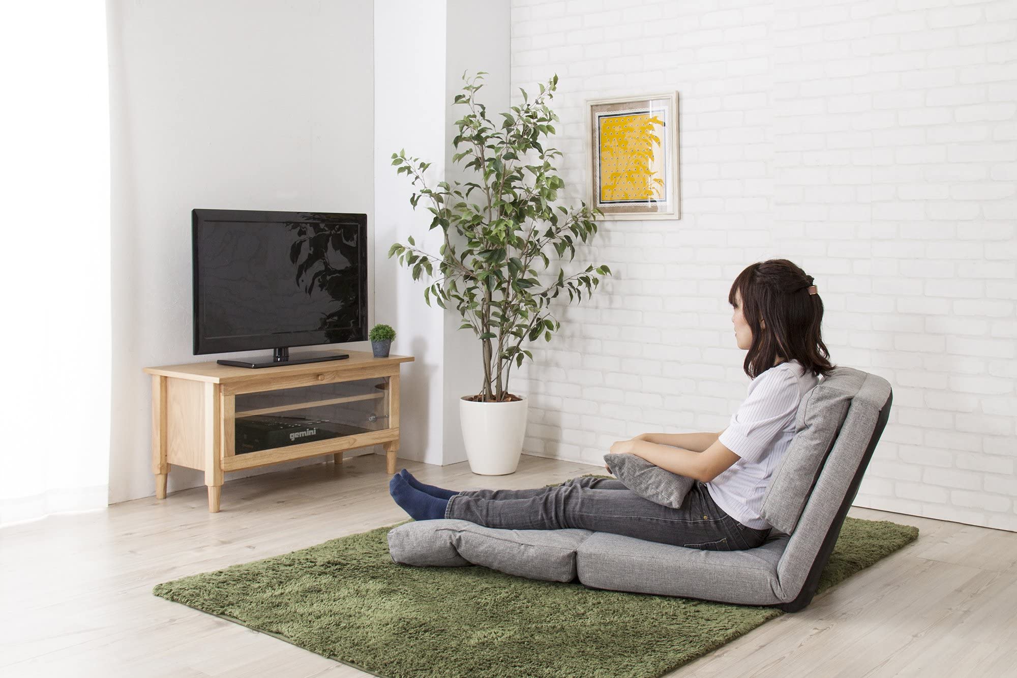 Amazon｜3WAYソファベッド シングル グレー LSS-29GY｜ソファベッド