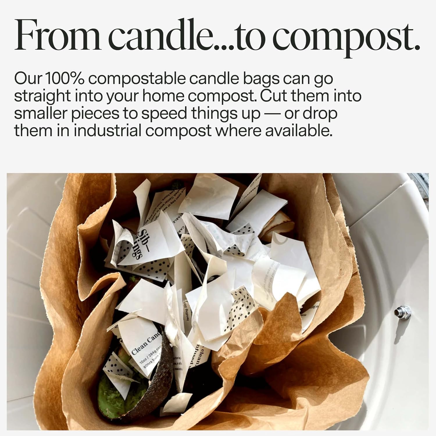 Siblings Candle Refill Kit - Oud & Peach Scent image 3