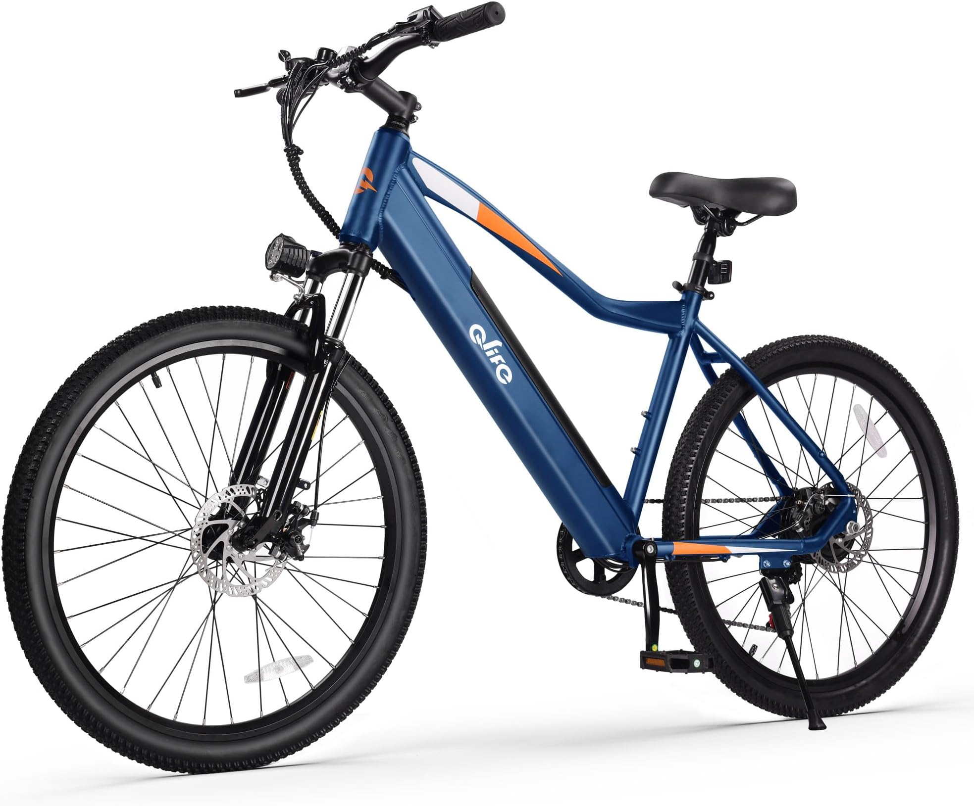 Qlife Cityone Electric Bike for Adults 26" Ebike with 2.1" Tire,Built-in Removable Battery, Peak 750&1200W Motor Ebikes with 7/21 Speed Carbon Steel Mountain Bicycle