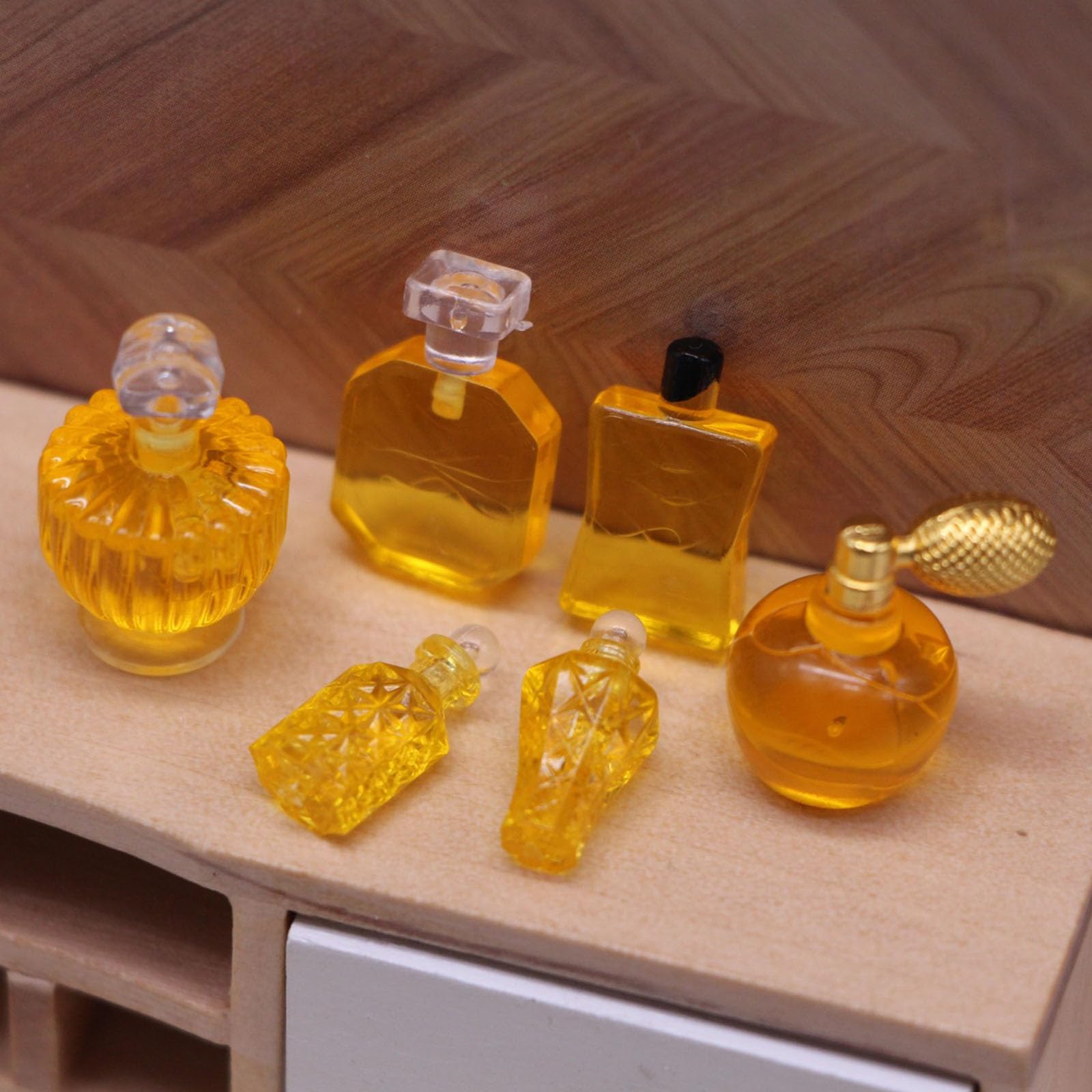 Tiny Scented Bottle Collection Dollhouses Furniture Role Playing Toy Resin Craft for Girls Creative Play Dollhouses Furniture Accessories — view 3