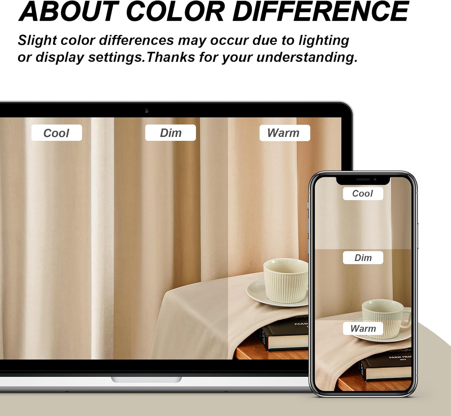 Topfinel Cream Beige 96 Inches Long Velvet Blackout Curtains,Soft Drapes Boho Thermal Insulated Light Blocking Privacy Window Curtains for Living Room,Grommet Window Treatment Spring Decor 2 Panels