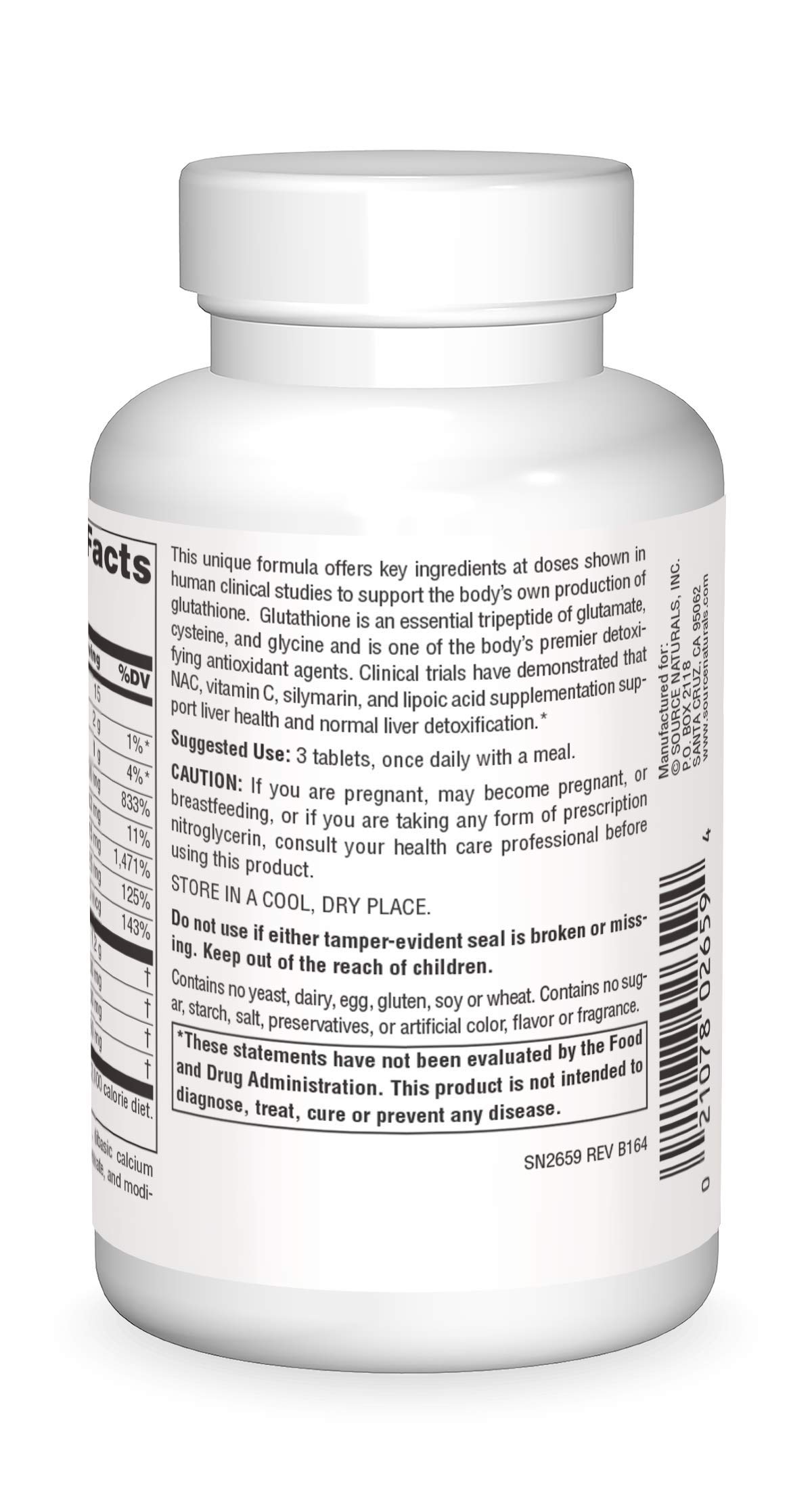 source naturals glutathione builder Source Naturals Glutathione Builder Tablet 45 Count