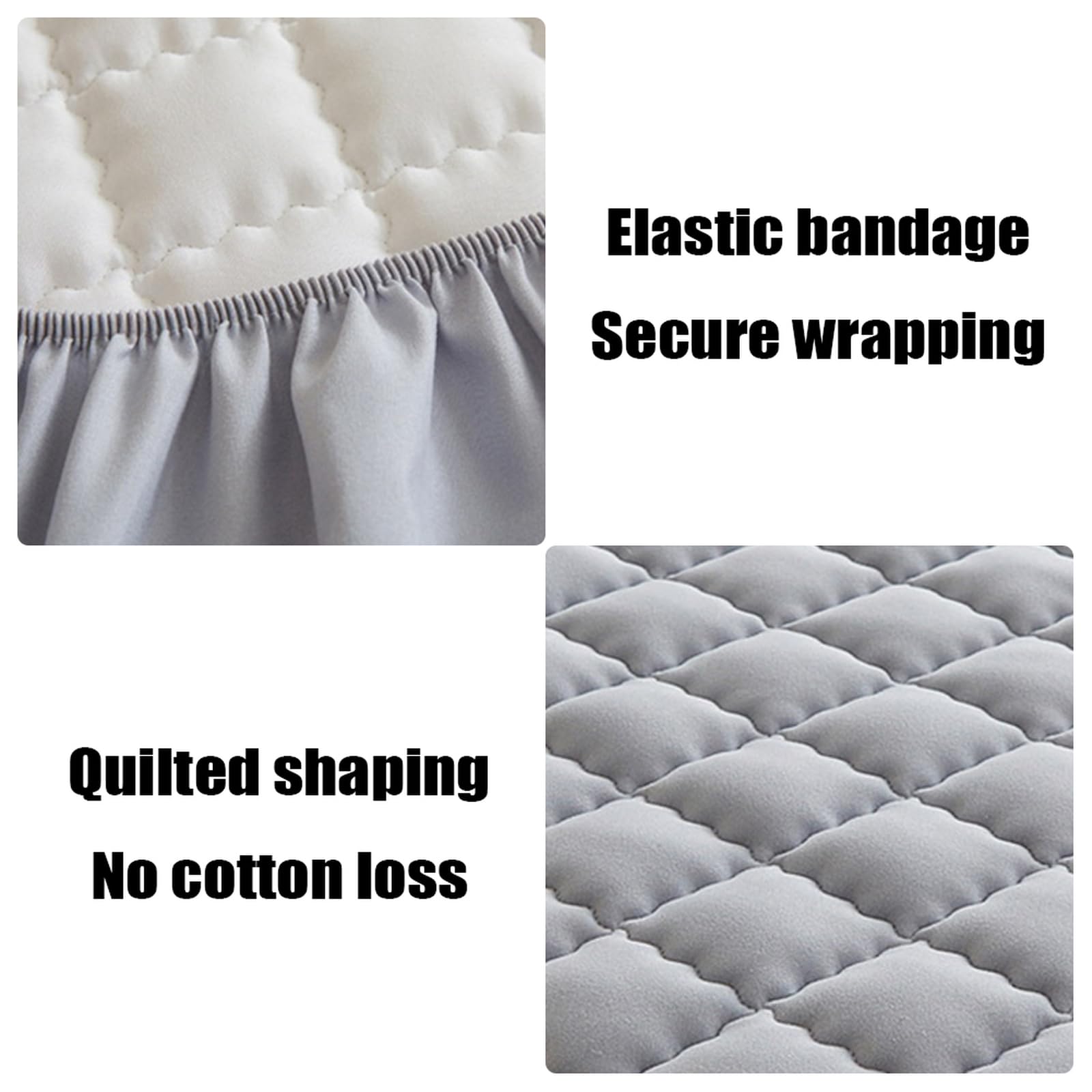 Sábana bajera ajustable extra profunda impermeable de 120 x 200 cm con funda de almohada, protector de colchón de rizo para máxima protección de la cama