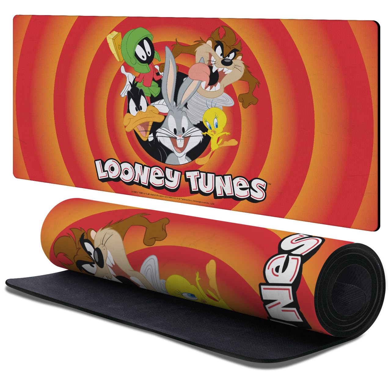 Head Case Designs Officially Licensed Looney Tunes Classic Character Art 37.4 x 15.75 x 0.16 inches (900 x 400 mm) - XL Gaming Office Desk PC Keyboard Mouse Mat Pad