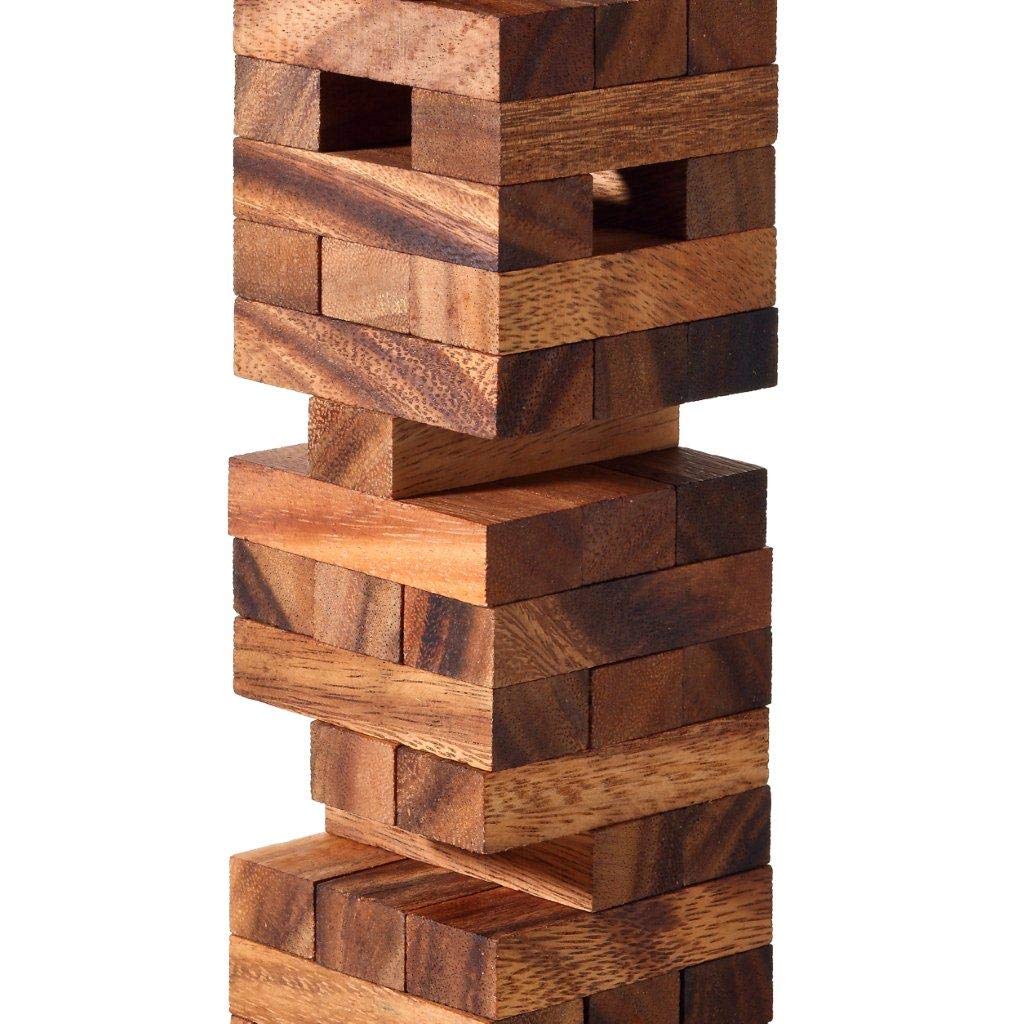 Large Tumbling Tower Game with a Wooden Box (13 Inch)