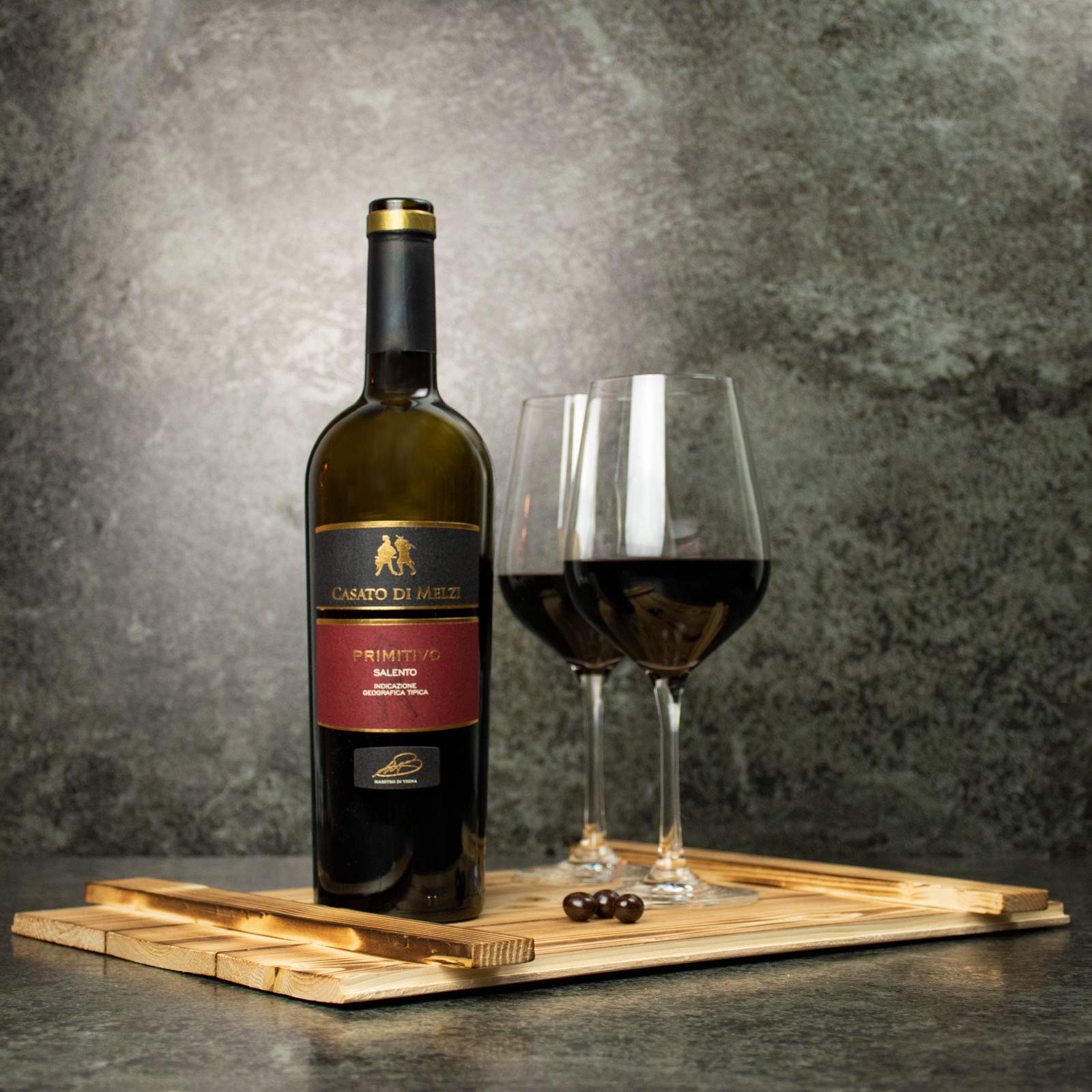 Italienisches Geschenkset „Verona“ | Geschenkkorb gefüllt mit Wein, italienischen Spezialitäten & edler Holzkiste | Präsentkorb für Frauen & Männer zum Geburtstag, Weihnachten