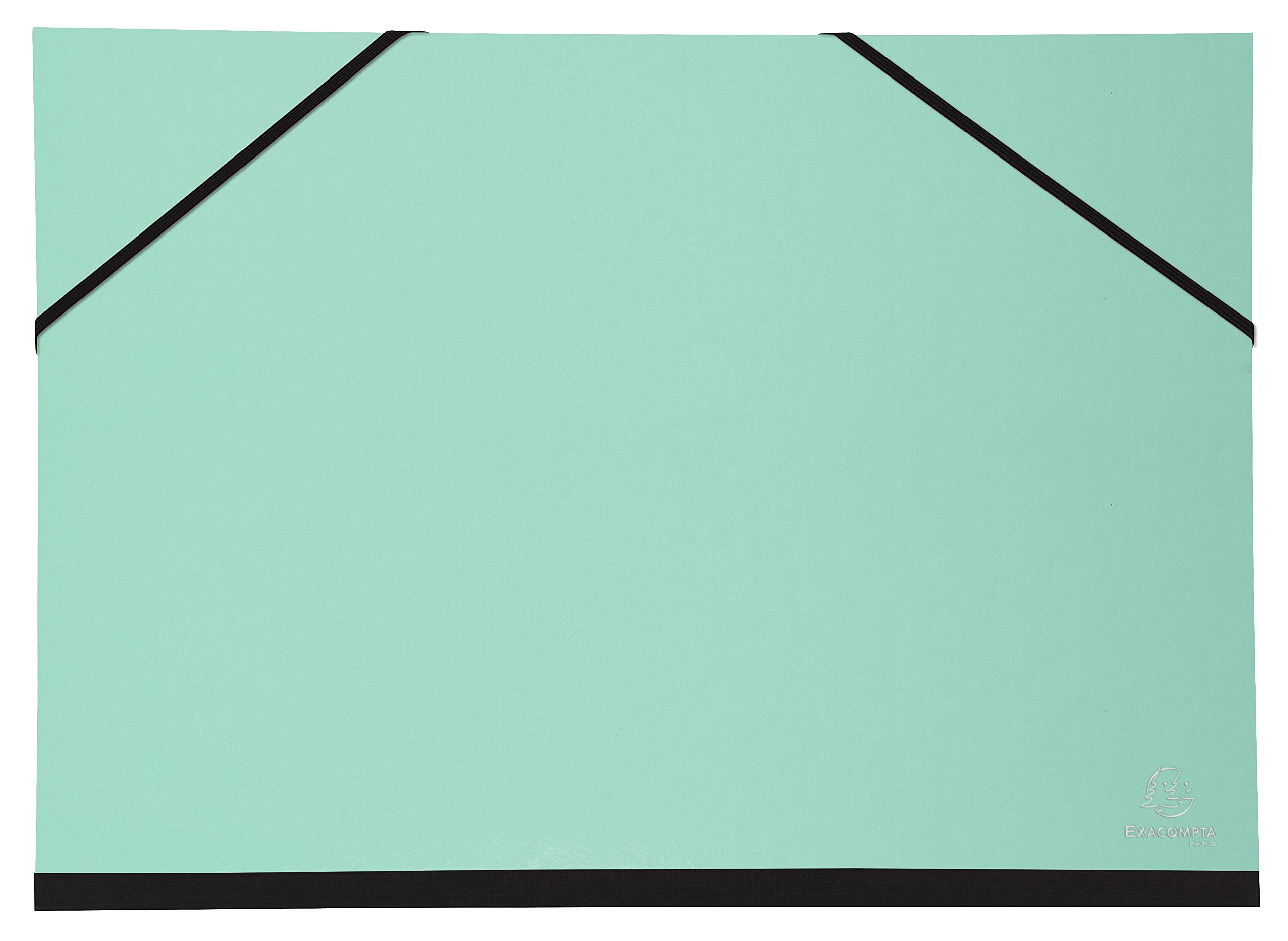 Exacompta, Ref. 25680E, 1 Aquarel drawing board, with rubber bands, black paper inside, canvas back, dimensions 32 x 45 cm - Image 3