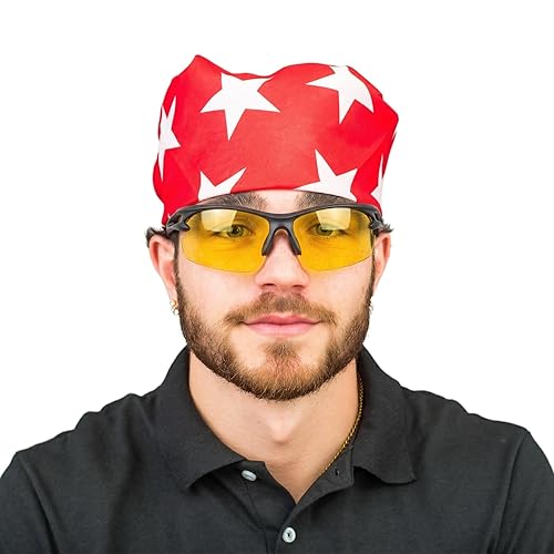 Rex Kwan Do Costume Set Red Bandana with White Stars
