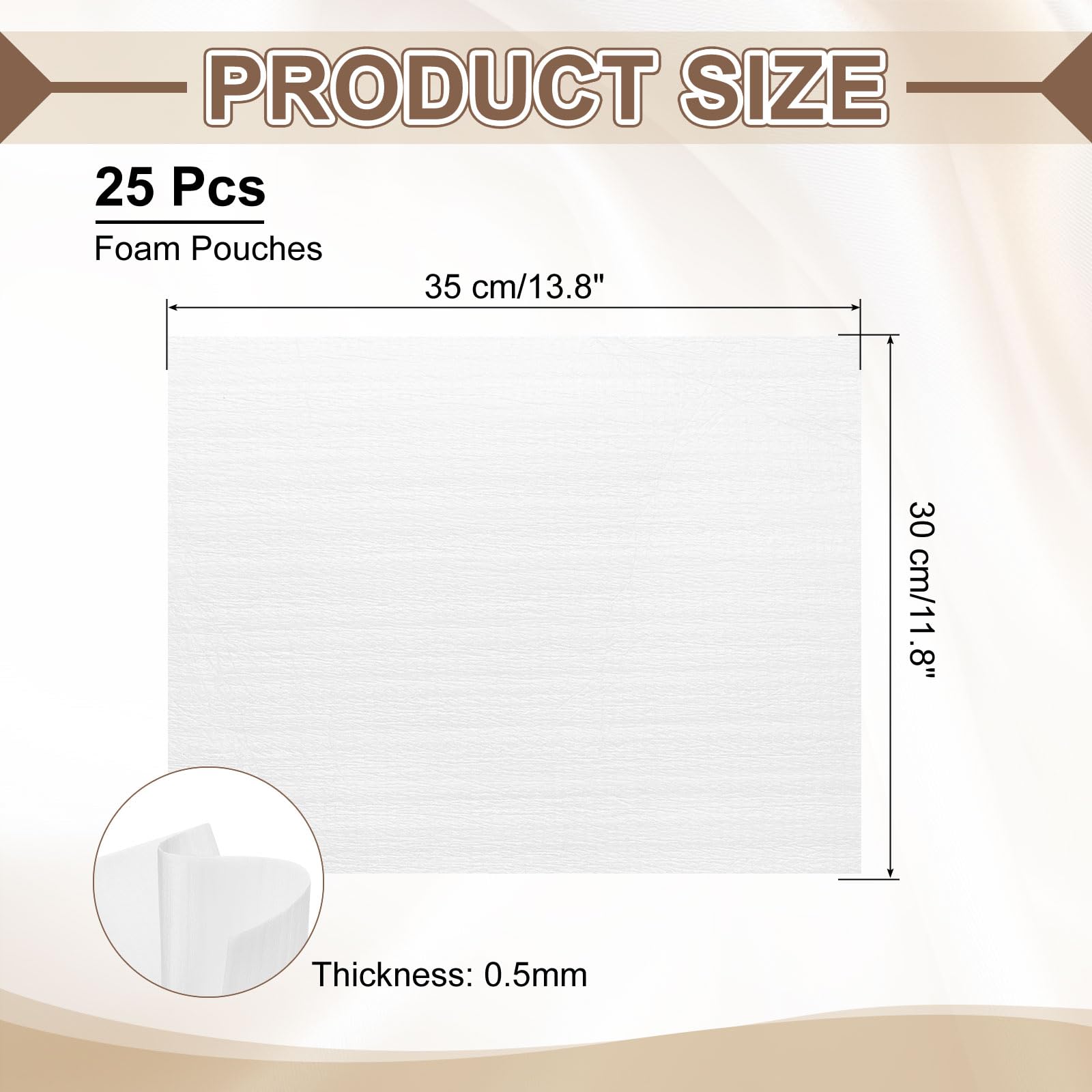 QUARKZMAN 25 Pezzi Bustine In Schiuma Imbottita, 35 x 30 cm Forniture Da Imballaggio In Schiuma Protettiva Per Traslochi E Imballaggio Di Piatti, Porcellane, Libri, Cornici