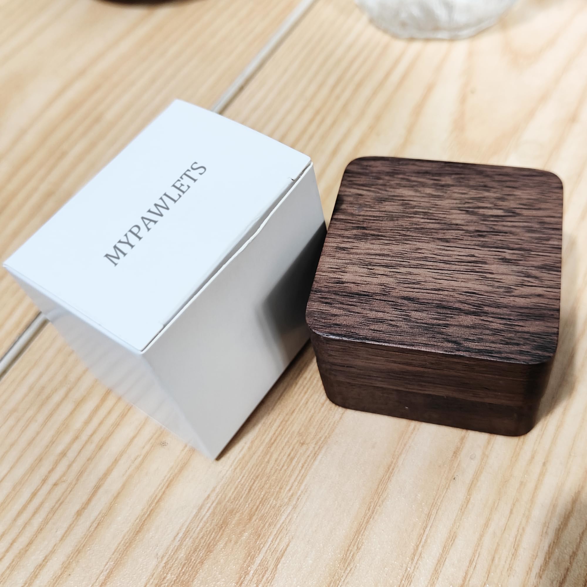 MYPAWLETS Moneta commemorativa per neogenitori, mamma, papà, divertente, in argento, con scatola in legno fatta a mano, regalo per la gravidanza per la prima volta, ricordo per i ricordi del bambino