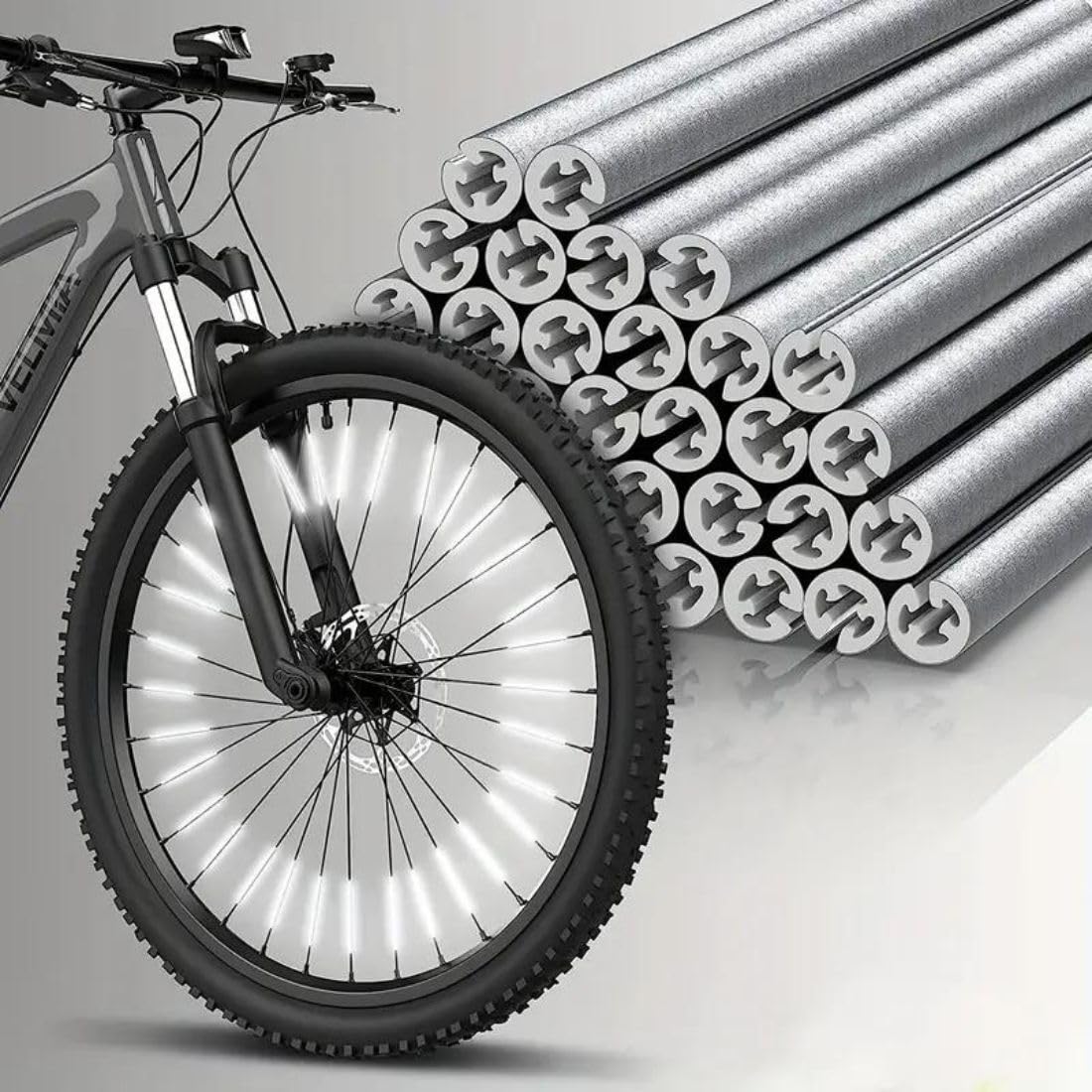 Cycle Wheel Light | Cycle Spoke Lights tyre | Cycle Spoke Lights for Wheels | Cycle Spoke Light Reflective Clips Bicycle Wheel Reflectors | Cycle Accessories Universal Cycle Gadgets(12pcs)-image-36