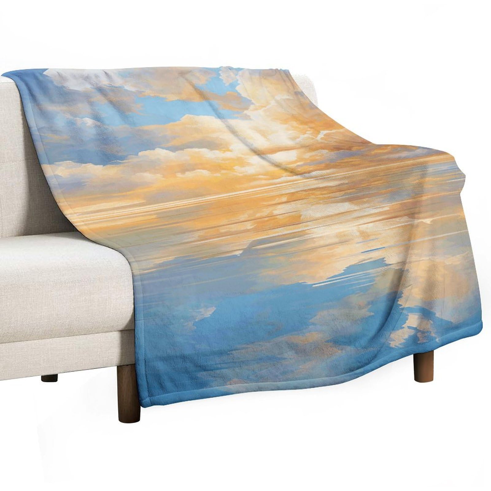 Couverture en flanelle anti-froid douce et pelucheuse pour grand lit