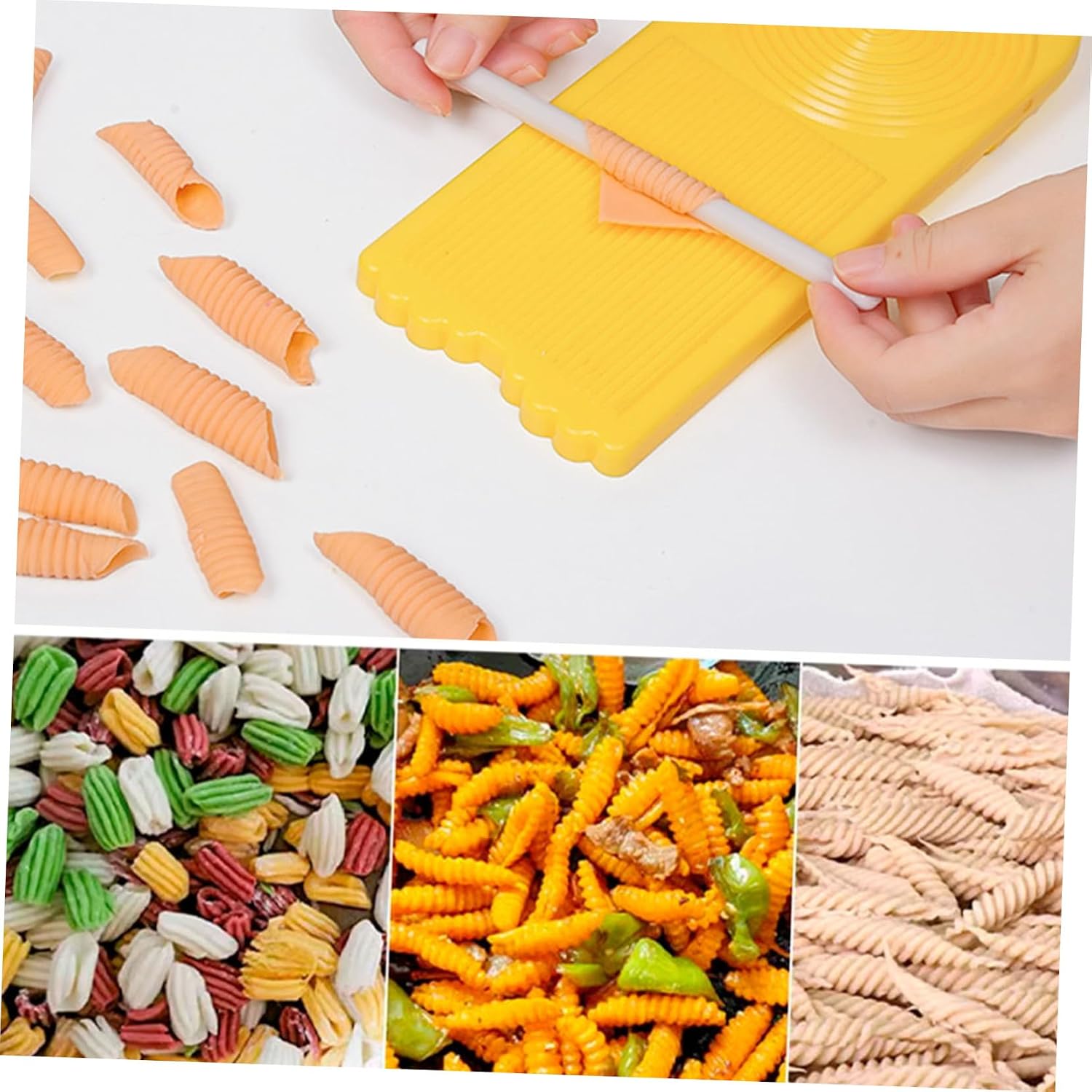 Gnocchi Maker Board Set with Easy-grip Handle for Dough Shaping