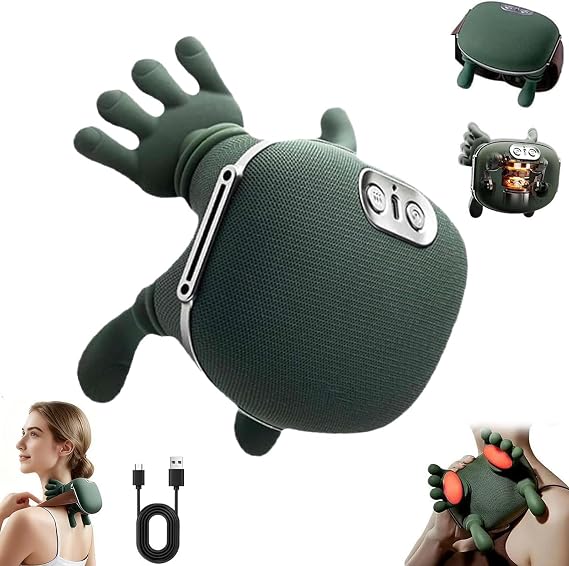 Neck Massager, Neck and Shoulder,2026 New Portable Hand Shoulder and Back Massagers Cervical Massager,Electric Masajeador en Forma de Mano,Real Hand Massagers for Muscles,Like Fingers