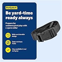 Vista 4 de PetSafe Correa de repuesto para collar de 3/4 pulgadas sin agujeros, correa ajustable, diseño de nailon duradero, hebilla de cierre rápido