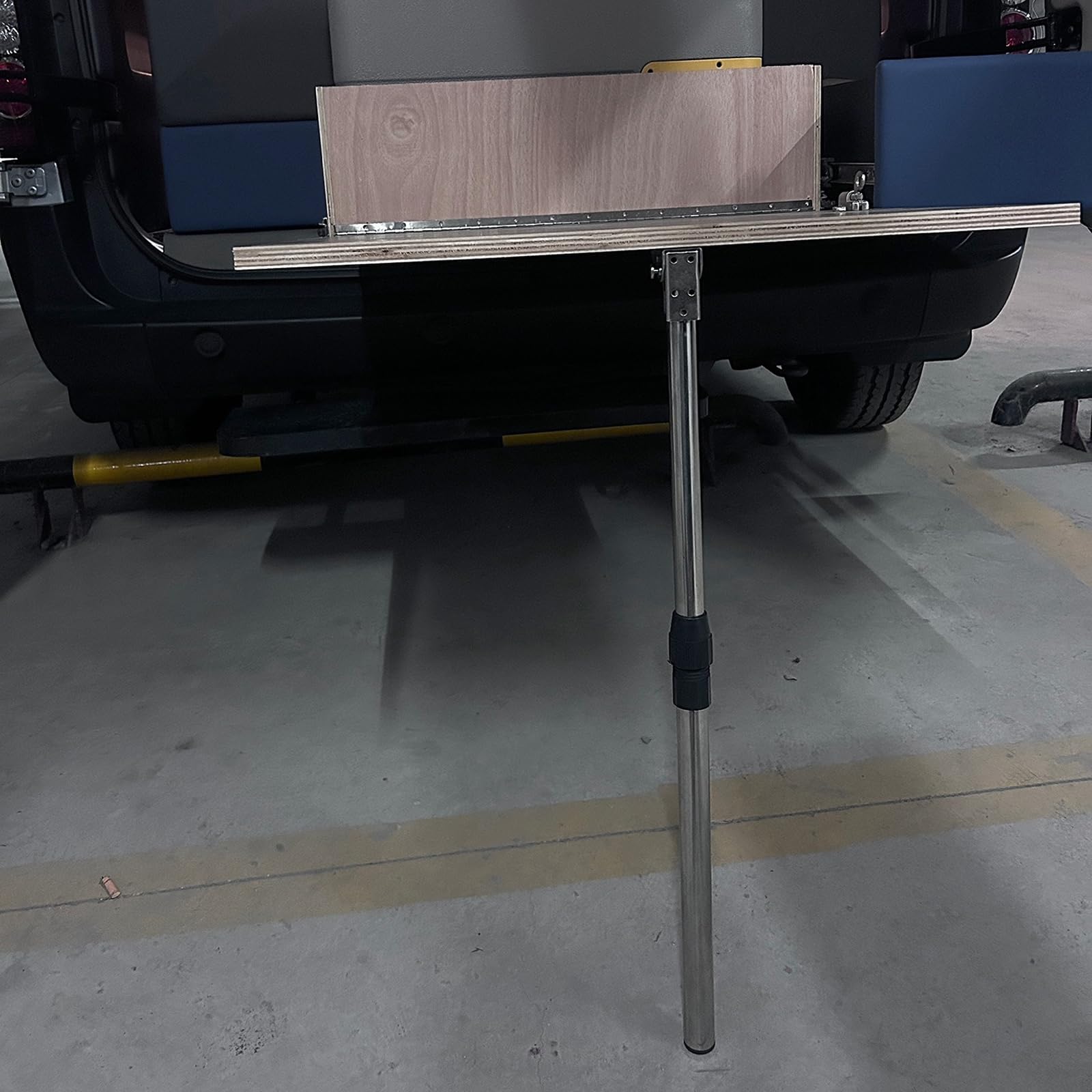Tischbein klappbar, Klapptischbeine, höhenverstellbare Möbelbeine aus Edelstahl, für Küchenarbeitsplatten, Mobile Esstische für Wohnmobile, mit Schrauben (2PCS,Height:62-110cm)