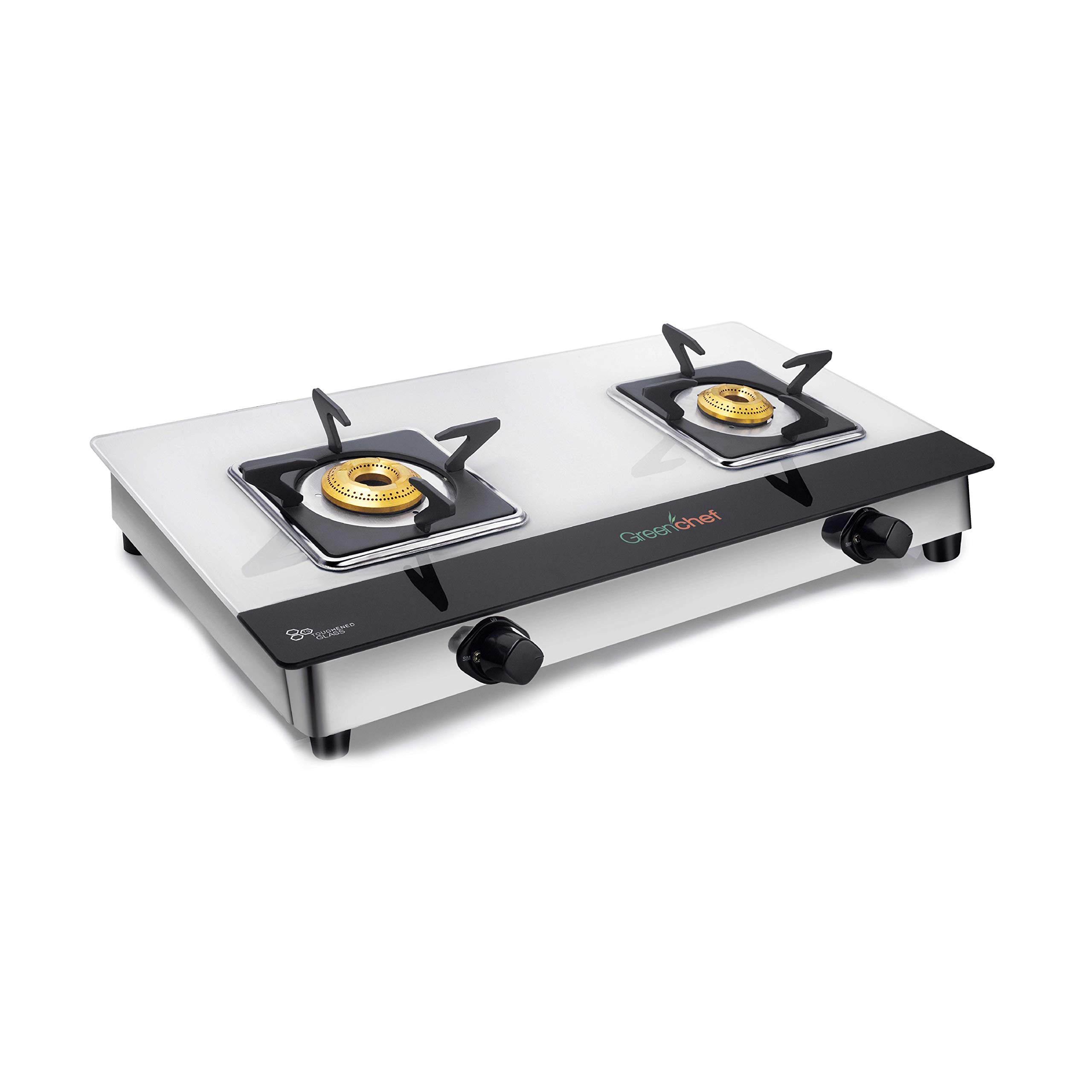 GREENCHEF Blaze Glass Manual Gas Stove (2BR, White)-image-28
