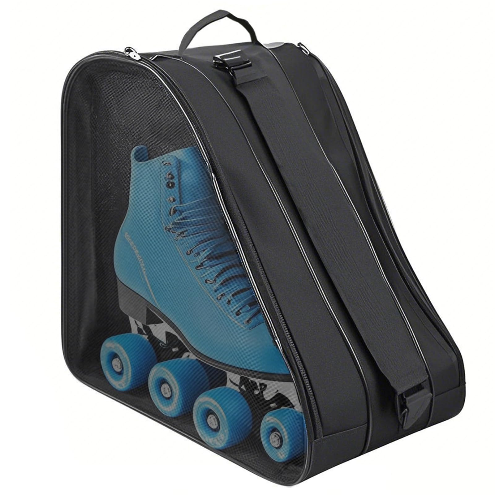 Borsa per pattini a rotelle, borsa per pattini da ghiaccio, borsa per hockey su ghiaccio, borsa da skater per bambini e adulti