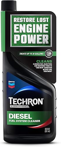 Chevron Techron D - Limpiador concentrado de combustible diésel, 20 onzas, paquete de 1