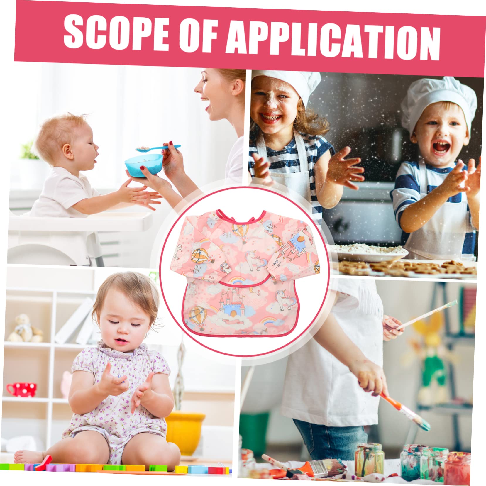 ibasenice tute per bambini bavaglini per i più piccoli bavaglini in cotone bavaglini sbavati abbigliamento clothes bavaglino impermeabile per bambini comodo bavaglino rosa