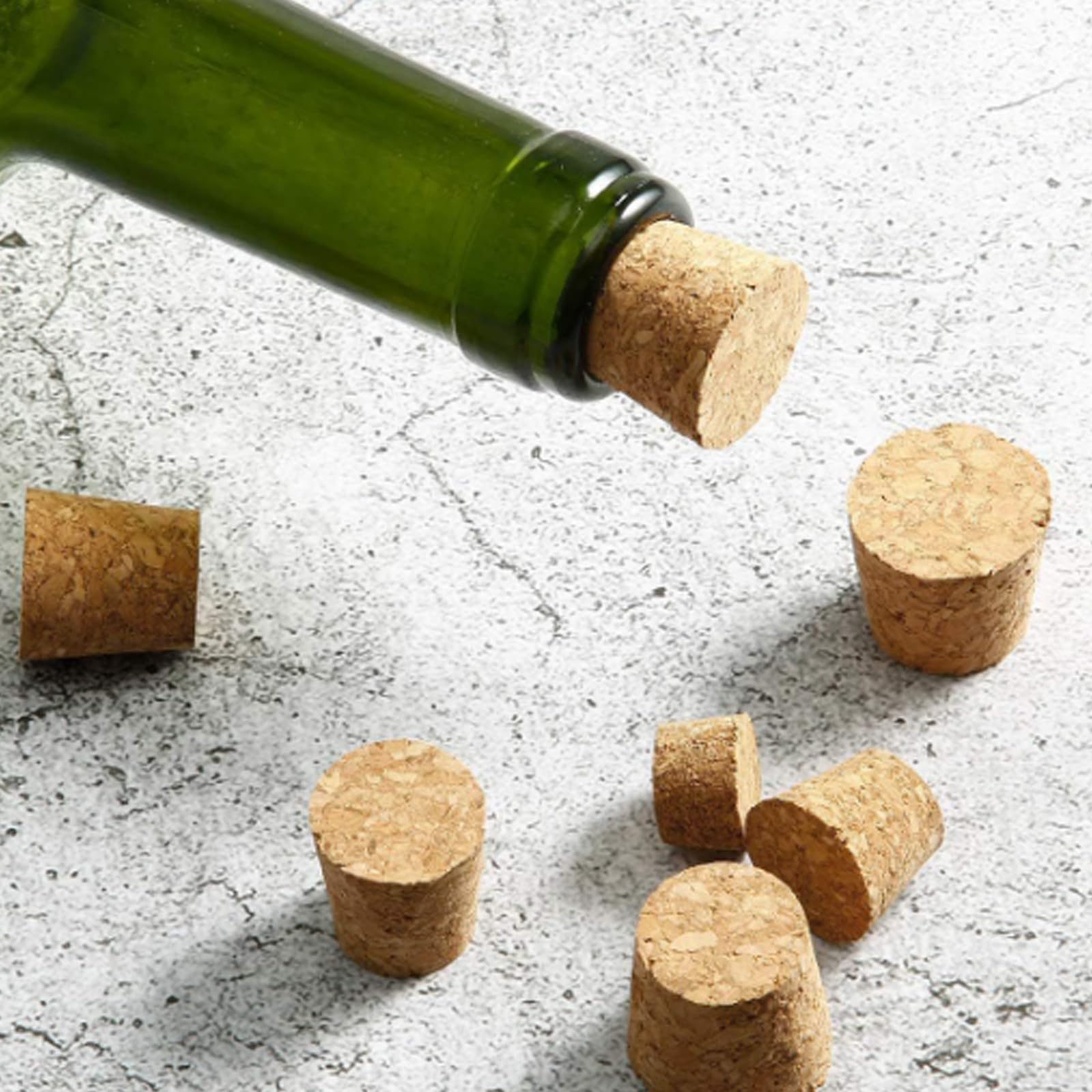 30 Piezas Corchos, Corchos Naturales, Tapones de Corcho, La Boca de la Botella para Varios Recipientes, Botellas, Botellas