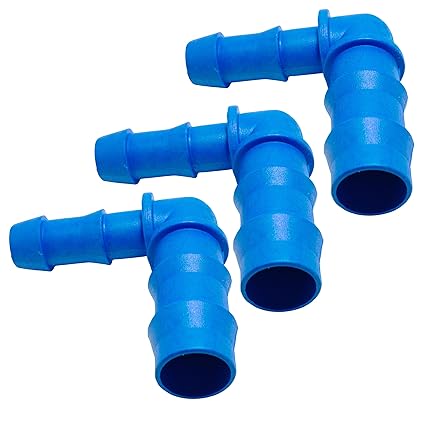 NEXTGEN AGRO-Drip Irrigation Accessories,Emitting Pipe Reducing Dripline Elbow 12x16mm -lateral,., Connector 12mm to 16mm (Pack of 100 Pcs)