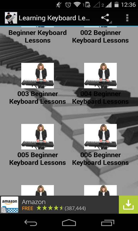 Keyboard Keys Lesson App Learning Keyboard Lessons - App on Amazon Appstore