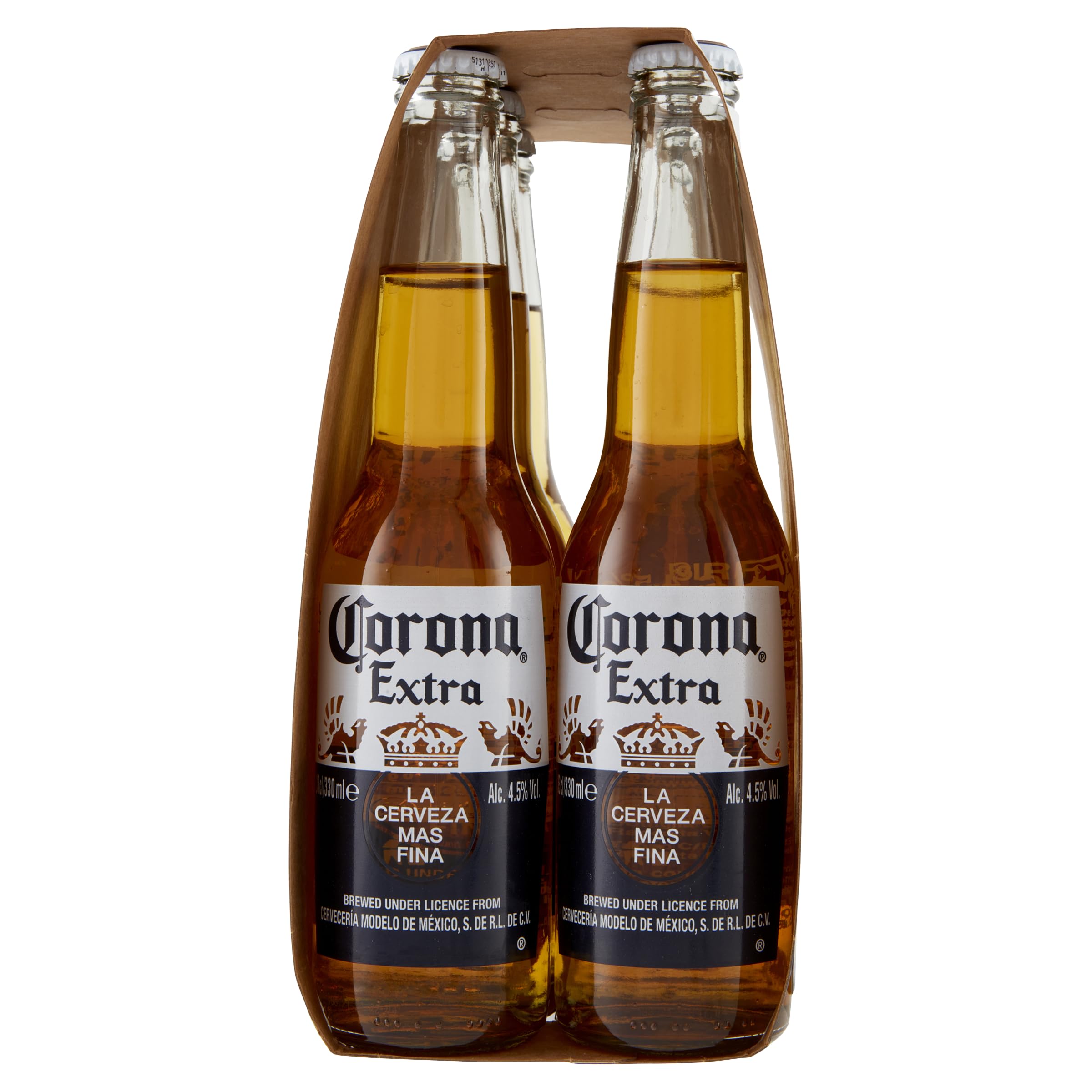 Pacco Da 60 Bottiglie Birra 33 Ml Longhnet – Con Tappo Corona, 2 Confezioni Da 30, Altezza 22 Cm, Per Birra Artigianale