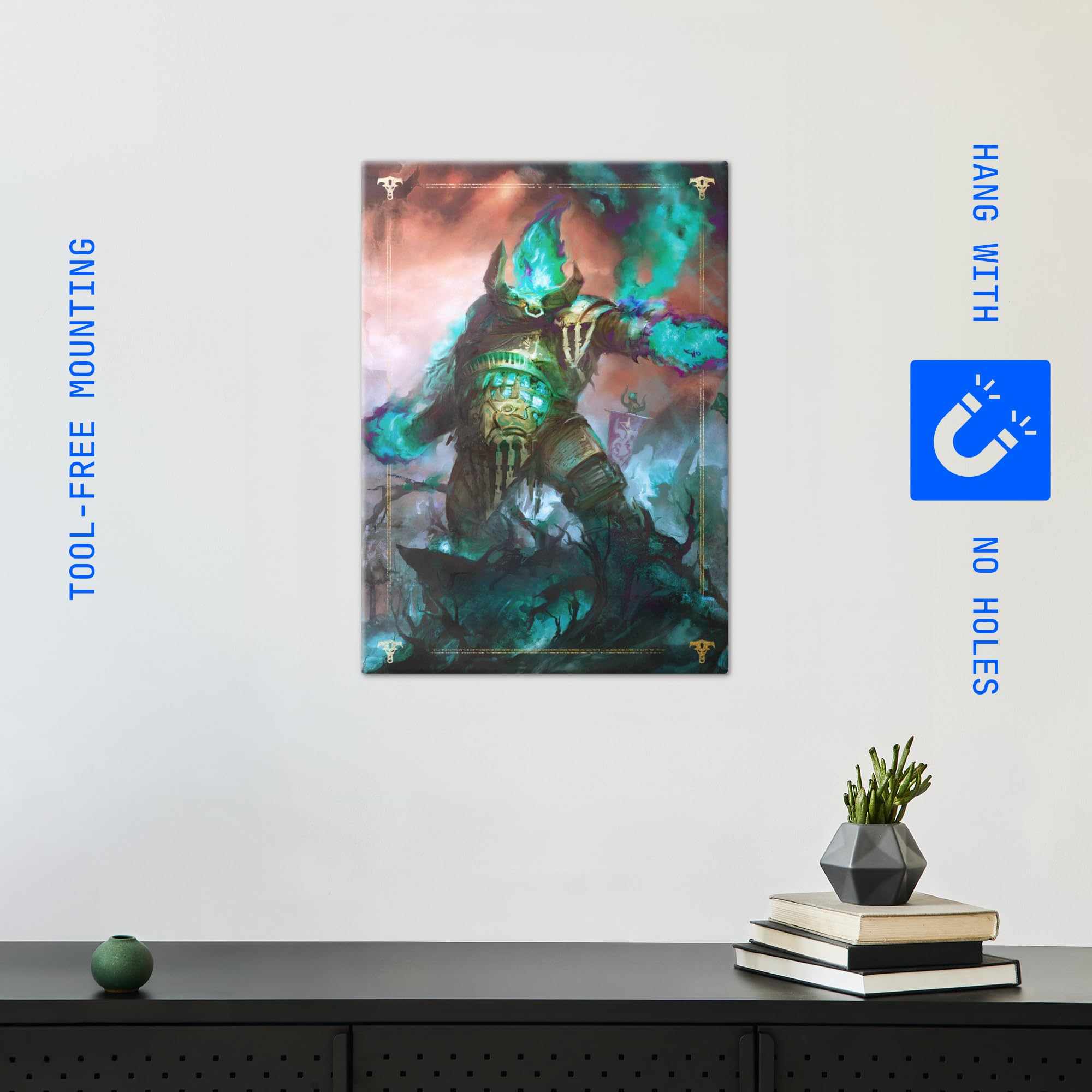 Displate Metall Poster Warhammer Dominator Engine Größe M