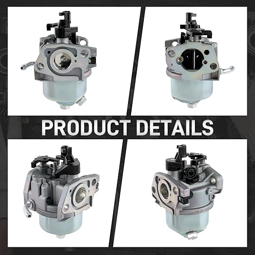 Miniatura 3 de Carburador 16100-ZG9-M12 con afinación compatible con Honda GXV140 HR215 HRB215 HRM215 HRC215 6865059 BE52BD cortadoras de césped Asamblea de