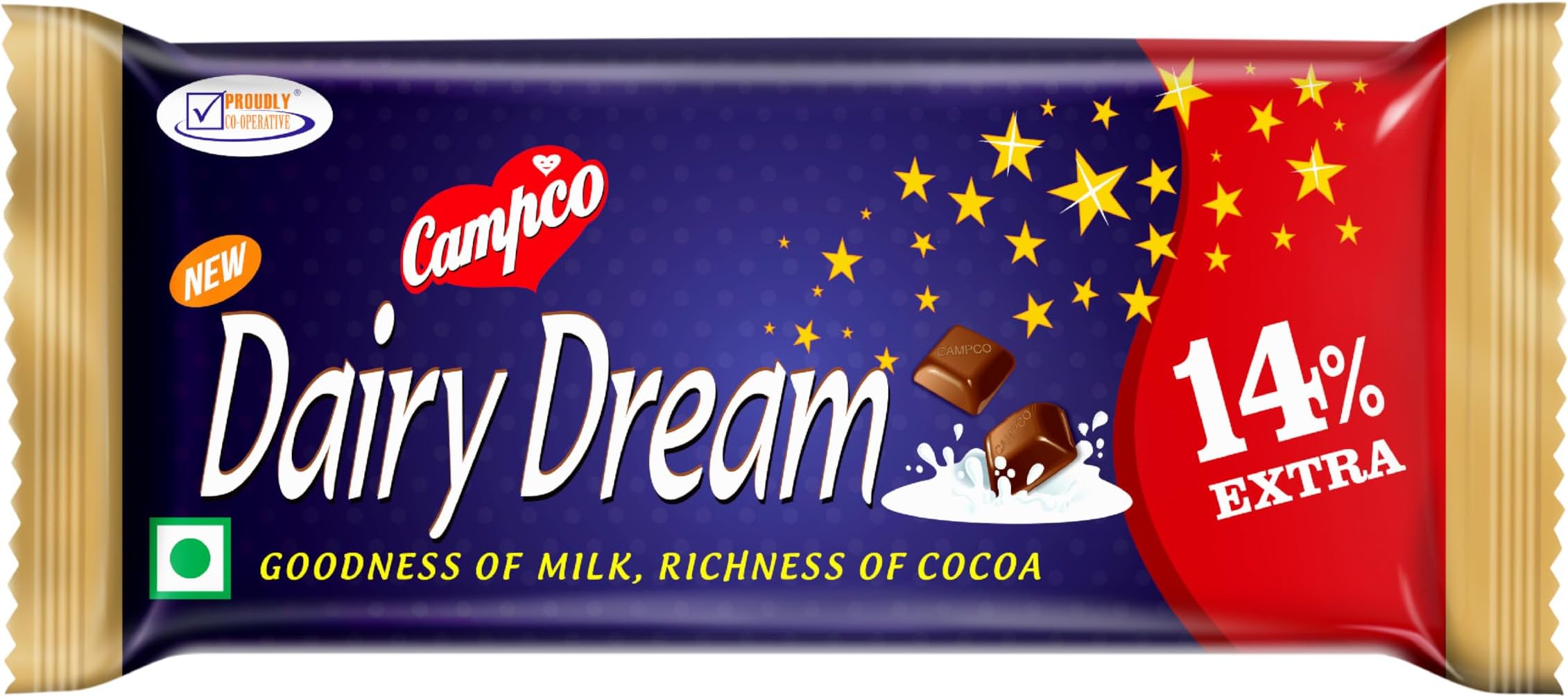 Dairy Dream Chocolate Bar, 40g (Pack of 24)