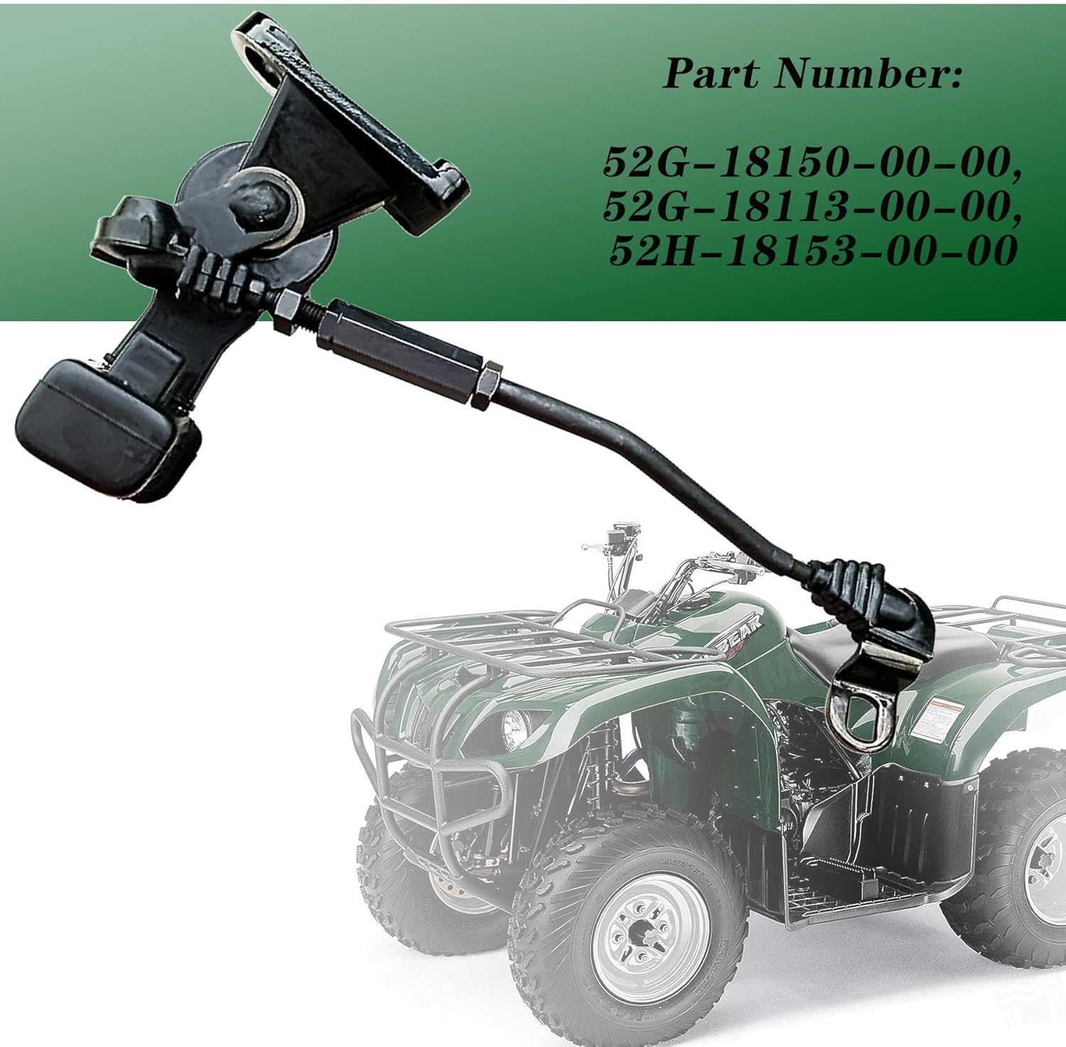 Gear Reverse Shifter Select Handle Linkage Compatible with Yamaha ATV Timberwolf 250(1992-2000) Moto 4(1985-1989) Tri Moto 200(1983-1985) Bear Tracker 250(1999-2004)- 52G-18113-00-00