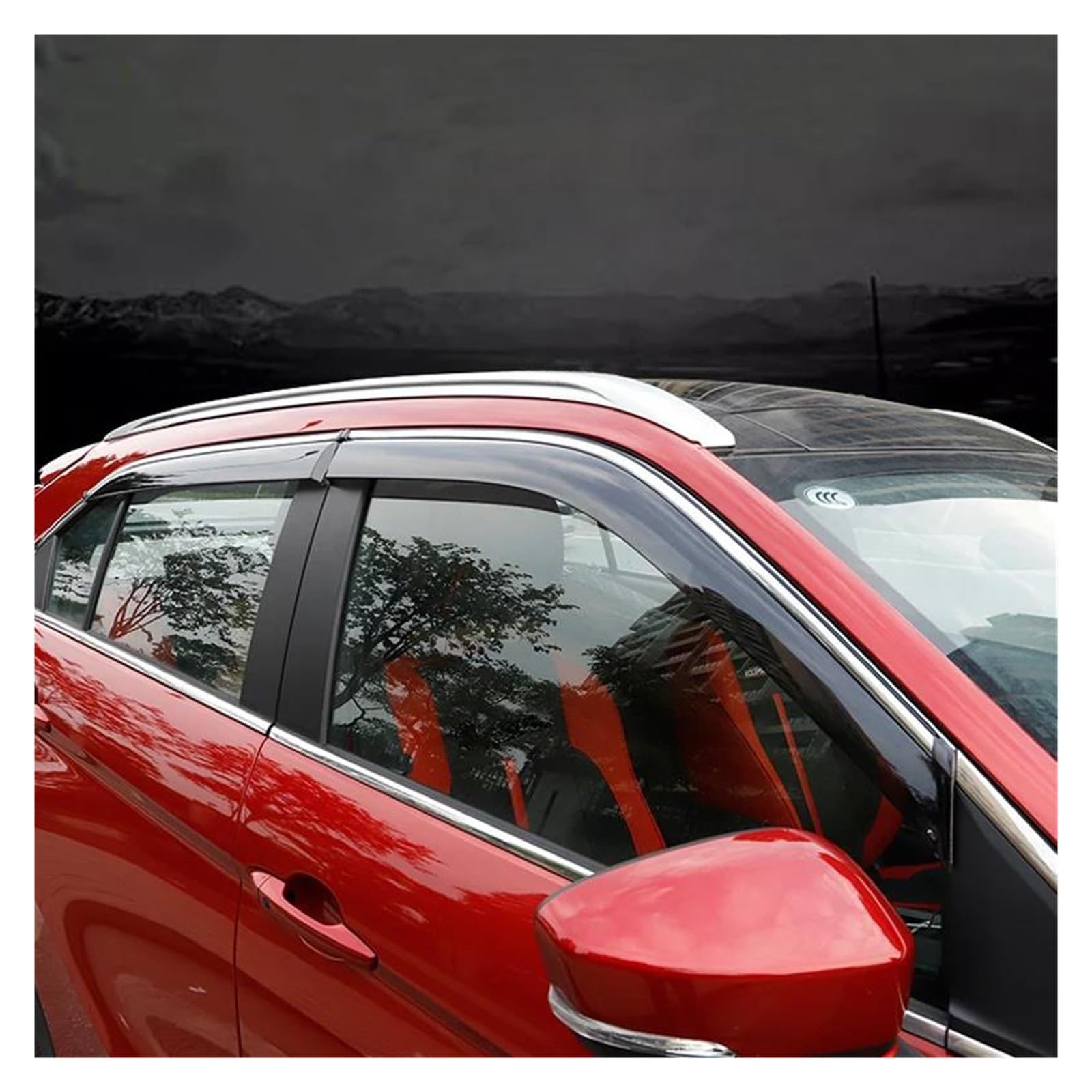 Regenabweiser Für Mitsubishi Für Eclipse Für Cross 2018 2019 2020 2021 2022 2023 Autozubehör Fenstervisier Regenschutz Windabweiser Regenschutz