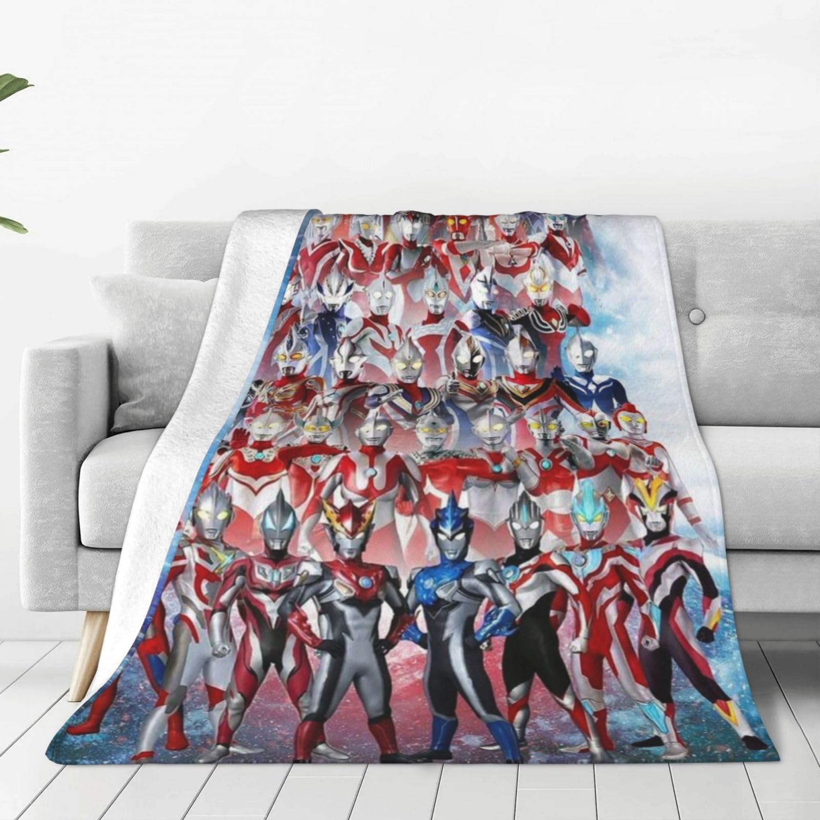 Amazon｜ウルトラマン 毛布 掛け毛布 フランネルブランケット 暖かい