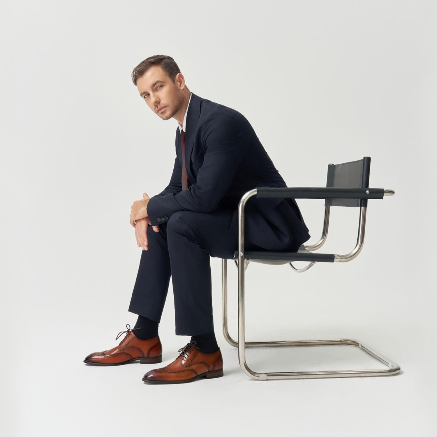 Jousen Sapato social masculino de couro com ponta de asa formal Oxford Brogue Retro Derby para homens, Amy9215-couro premium amarelo-marrom, 9.5 Wide em promoção! Veja a oferta e mais achadinhos de Sapatos 3 Hoje é o melhor dia para comprar Jousen Sapato social masculino de couro com ponta de asa formal Oxford Brogue Retro Derby para homens, Amy9215-couro premium amarelo-marrom, 9.5 Wide com aquele preço maroto! Promoção! Aproveite a oferta! 3