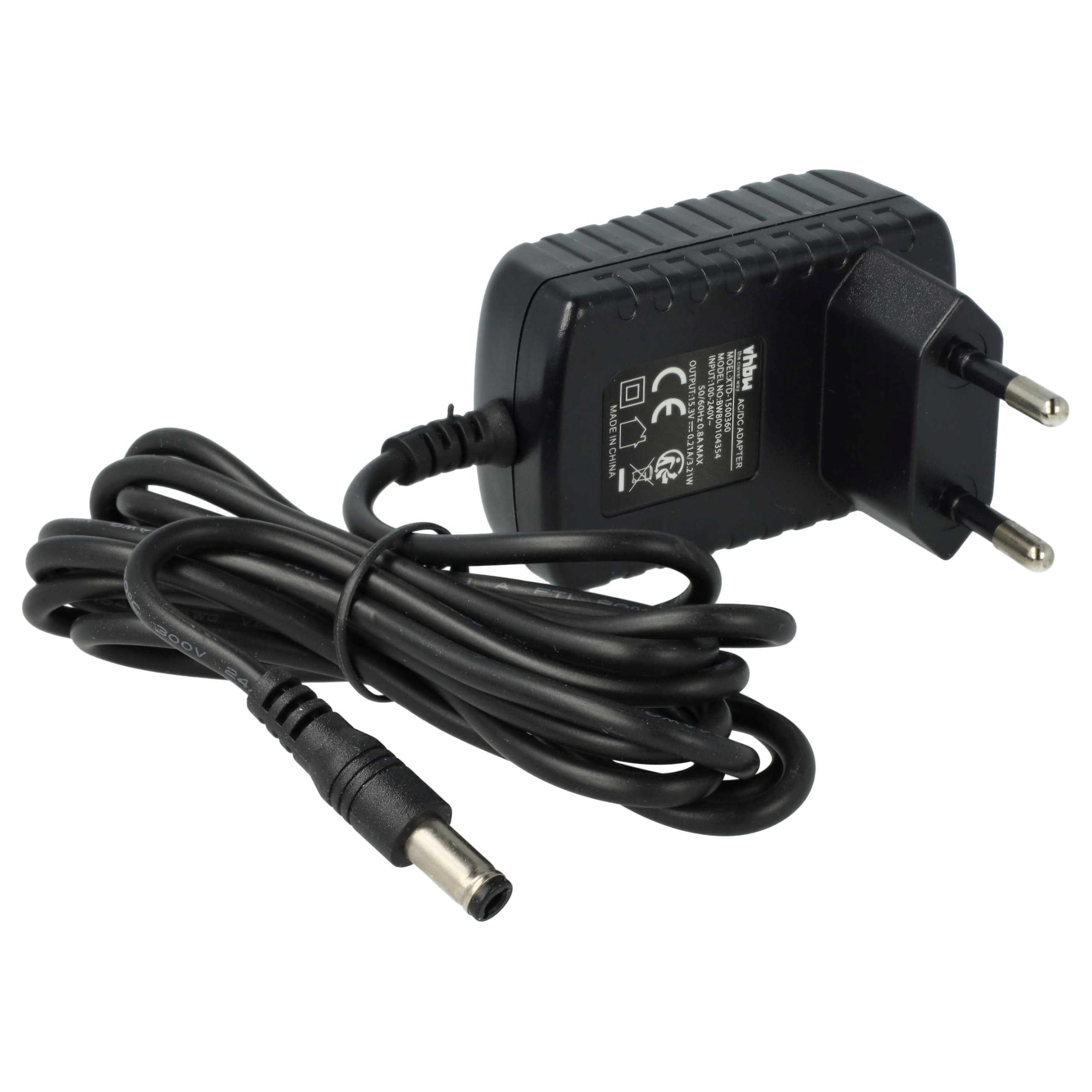 vhbw alimentatore compatibile con Black & Decker EPC12 12B attrezzi portatili, utensili elettrici - 150 cm