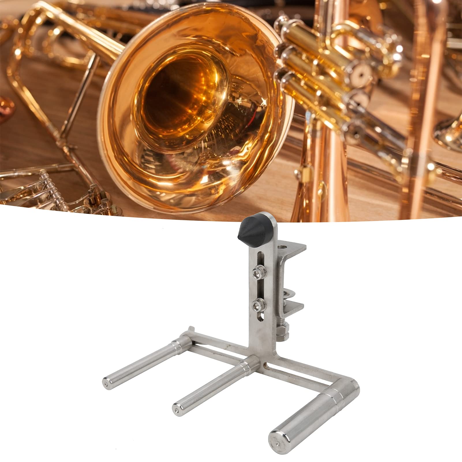 Soporte de Fijación para Instrumentos de Viento de Primera Calidad, Alta Resistencia Al Desgaste, Herramienta de Reparación de Soporte Multifunción para Trompeta, Trombón,