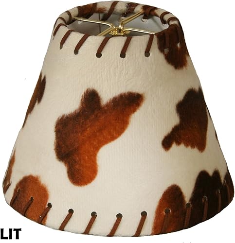 Miniatura 4 de Royal Designs, Inc. Pantalla de araña de tapa dura CS-962-6-6, puntada de piel de vaca, 3 x 6 x 4.5