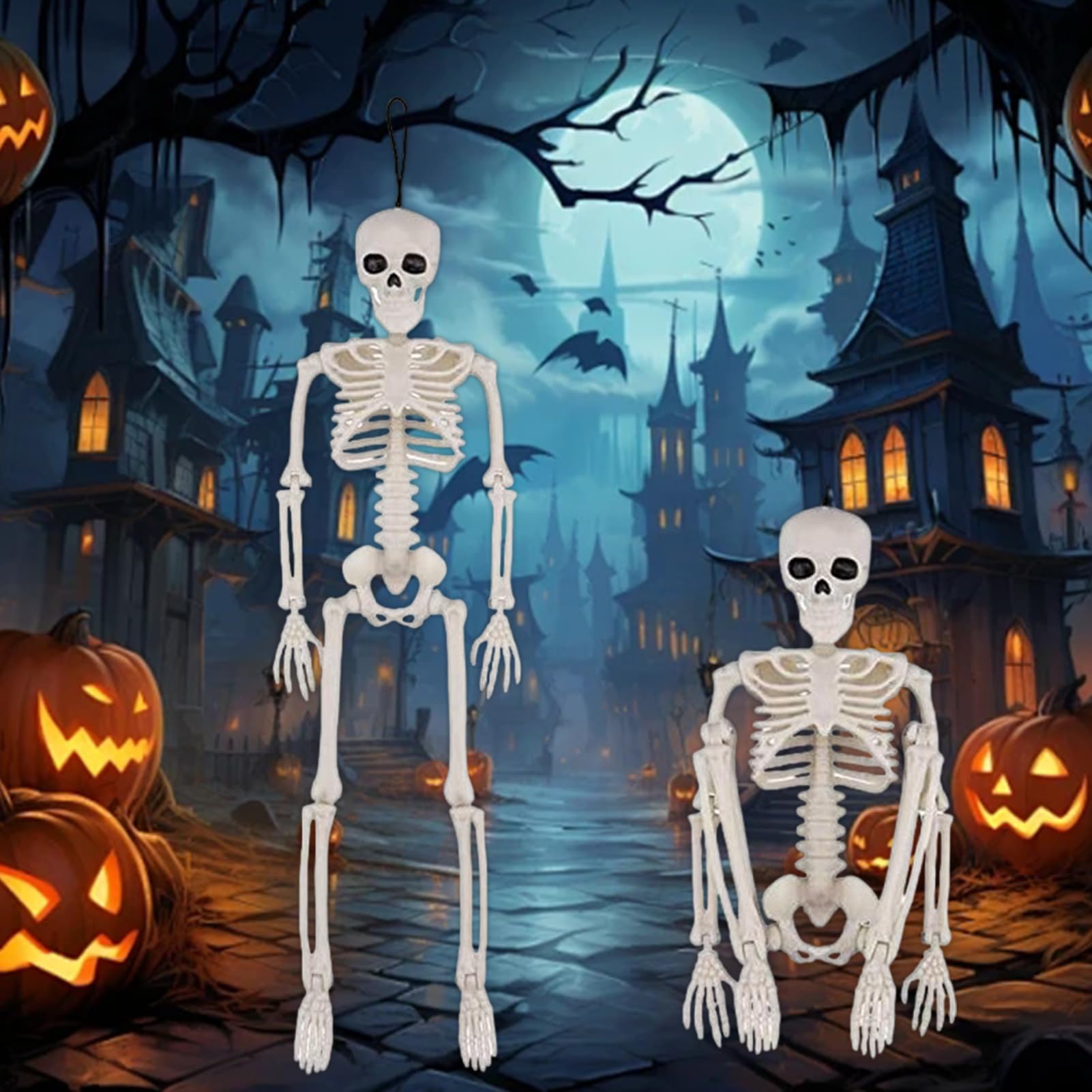 Amazon | ハロウィン飾り 骸骨 お化け屋敷 スカル ホラー 怖い