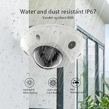 DS-2CD2543G2-IS 2.8mm Lens 4MP AcuSense Built-in Mic Fixed Mini Dome Network Camera PoE IR H.265 IP67 Waterproof IK08 Original International Version