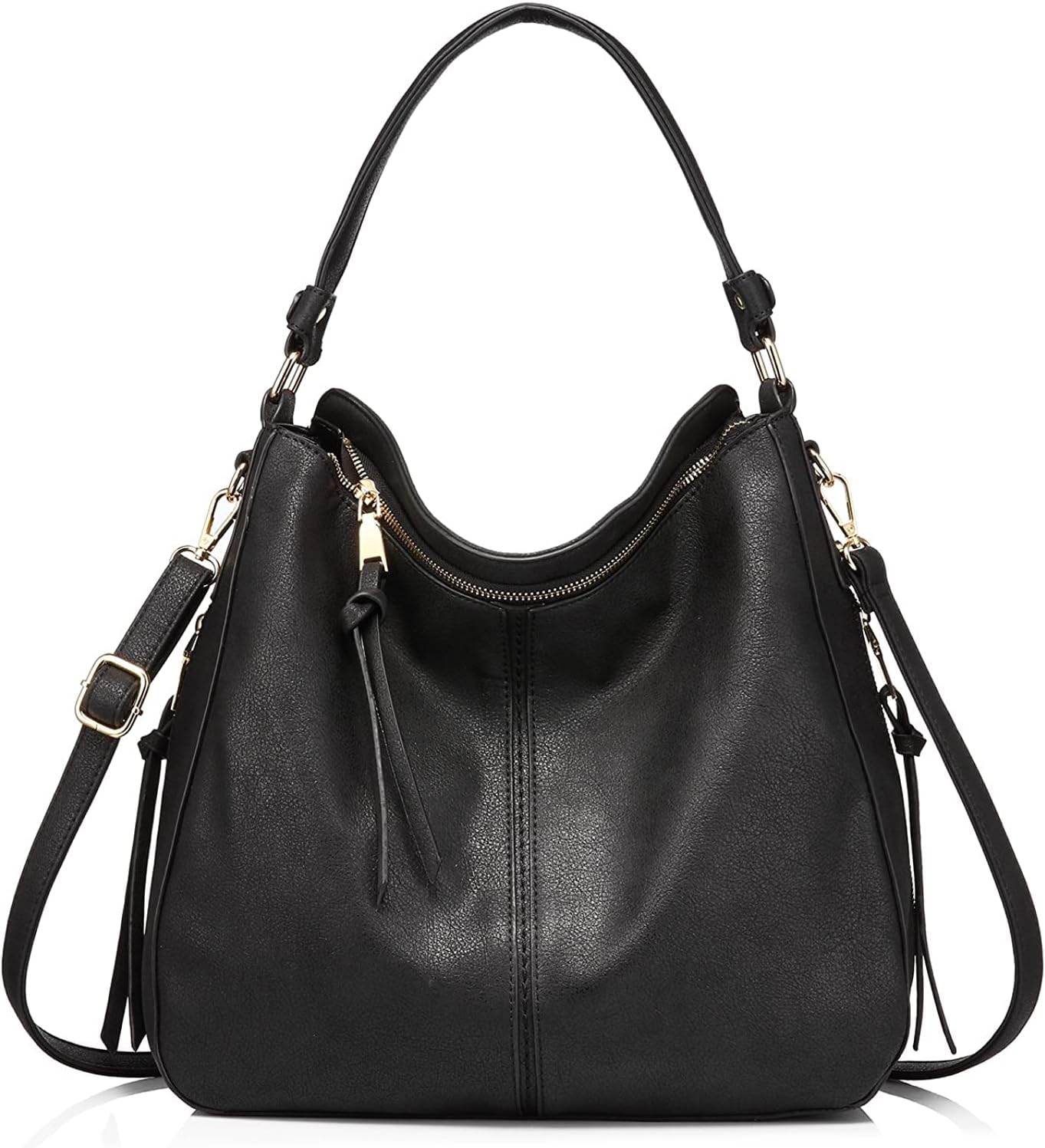 Women Inovera Faux Leather Handbags Shoulder Hobo Bag Ladies Big Purse With Long Strap