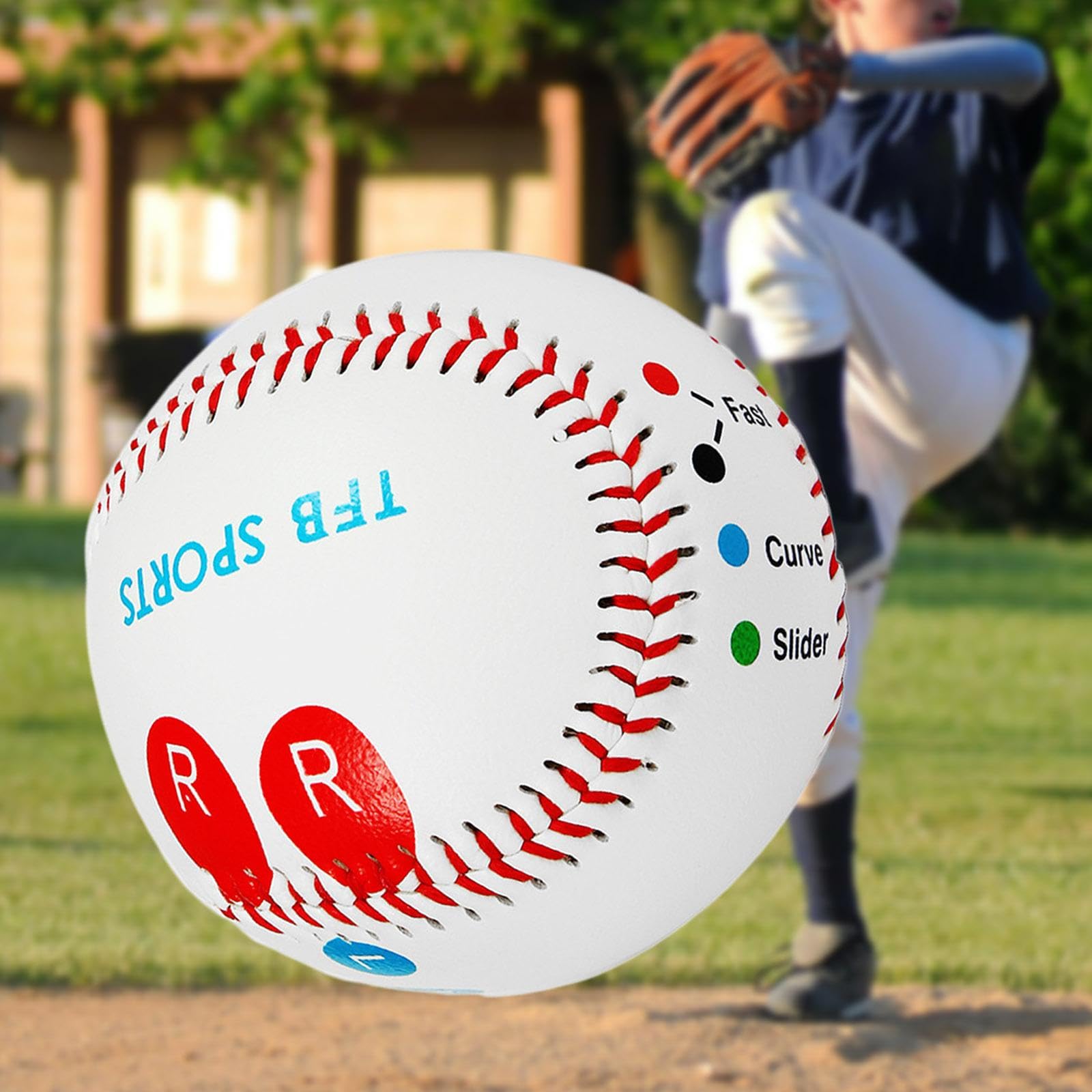 2 Piezas Pelota de Béisbol Estándar Pelota de Entrenamiento Pelota de Competición Balón de Práctica con Núcleo de de Madera Adecuada para