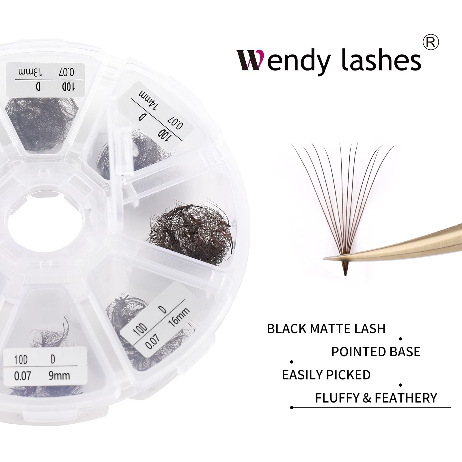 Amazon.com: Volume Lash Extensions 10D Brown Premade Fans 500 PCS