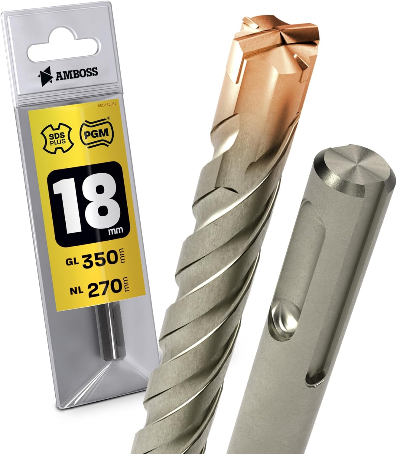 Set Forets SDS Plus Marteau Béton – 7 Forets 5-12mm X160mm, 4 Tranchants, Boîte Rotative Pratique | Leroy Merlin