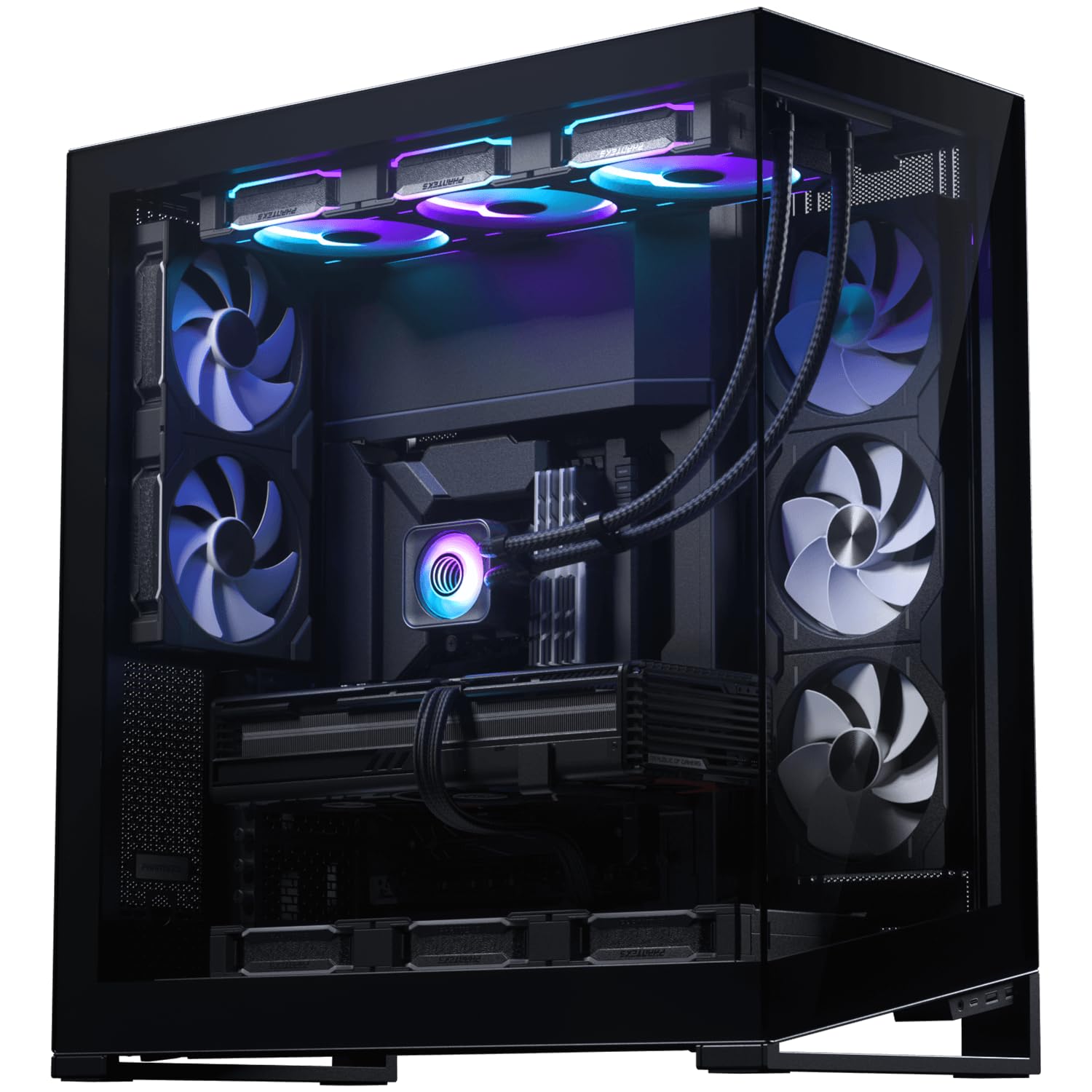 Phanteks Glacier One 420D30 X2 DRGB AiO Water Cooling - 420 mm Nero