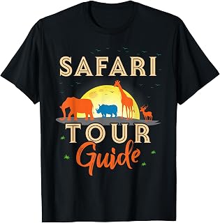 Safari Tour Guide Safari Mens Costume Halloween T-Shirt