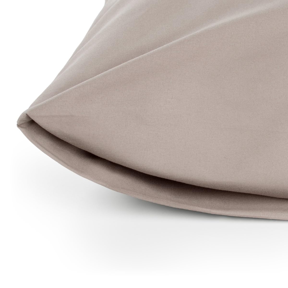 Blumtal - Parure De Lit 160x200 en Microfibre - 3 Pièces - Drap Housse 160x200 + Drap Plat 2 Personnes (240x275) + 2 Taies d'oreiller 50x80 - Taupe