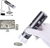 4K 3840x2160P WiFi Digital Microscope for iPhoneAndroid Cellphones and Windows Mac PC, Wireless Handheld Microscope with Stand for Adults and Kids
