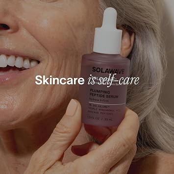 سيروم رفع الببتيد SolaWave Plumping مع حمض الهيالورونيك الثلاثي ، البروبيوتيك ، الببتيدات النباتية الأفوكادو للكولاجين والبشرة المشعة - مضاد للشيخوخة لجميع أنواع البشرة (1 FL OZ)