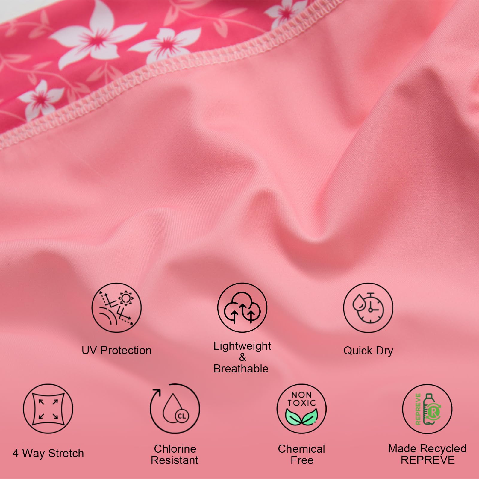 BONVERANO Costume Bagno Bambini UPF 50+ Protezione Solare Chiusura Zip